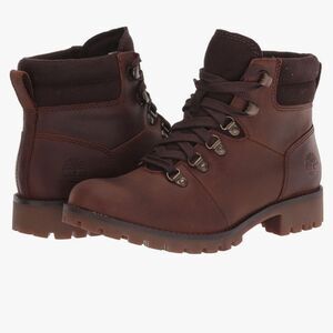 Timberland Ellendale Mid Lace-Up Boot- Medium Brown Full Grain